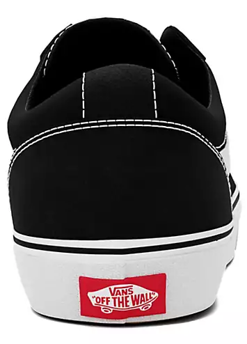 Vans Ladies Black & White Ward Trainers | Kaleidoscope