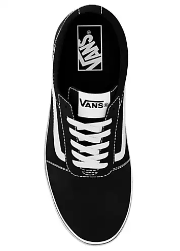 Vans Ladies Black & White Ward Trainers | Kaleidoscope