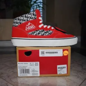 Vans mountain edition fear of god red (us 9)