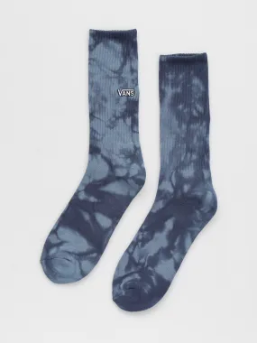 Vans Seasonal Tie Dye Crew II Socks (copen blue)