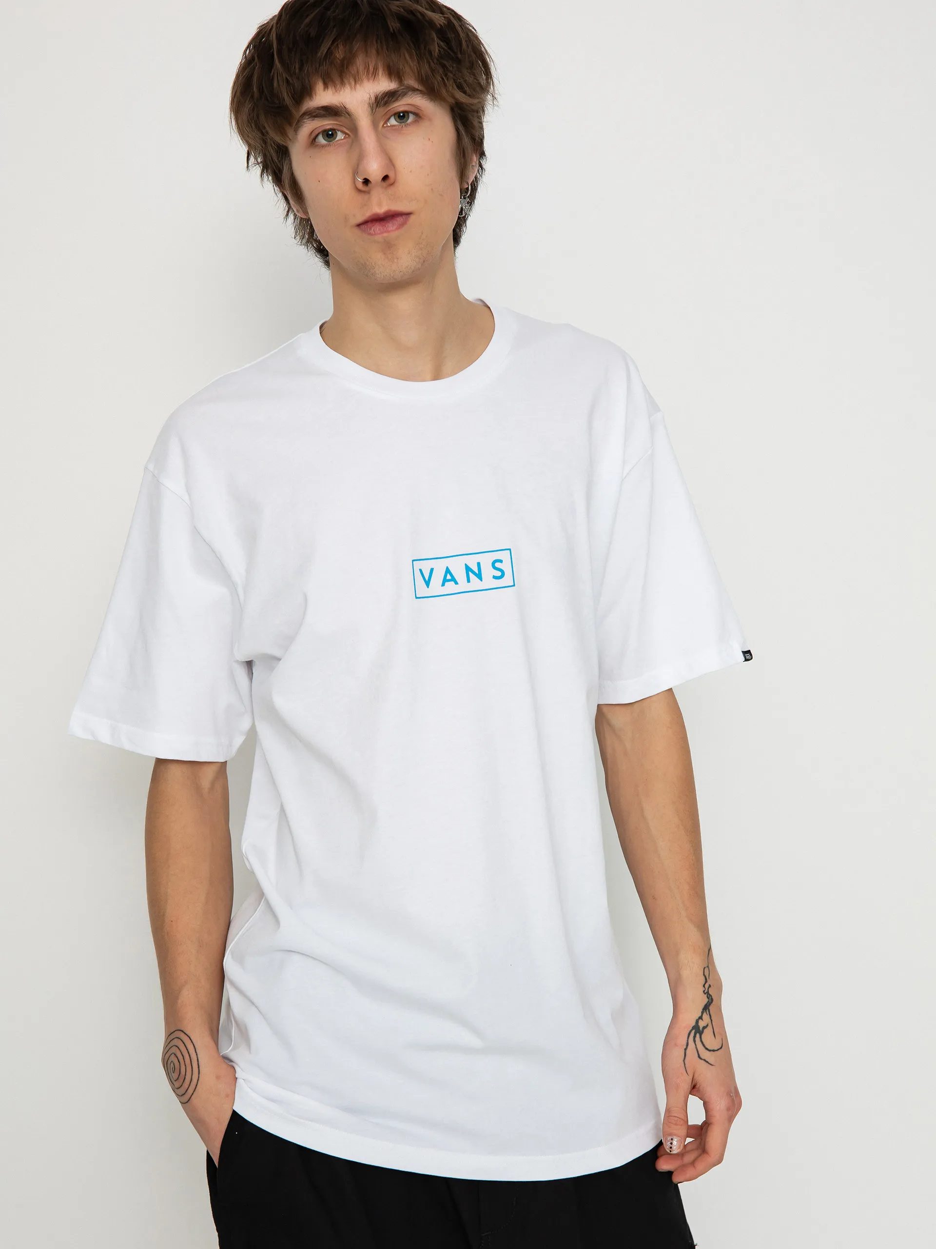 Vans T-Shirt Classic Easy Box (white/malibu blue)