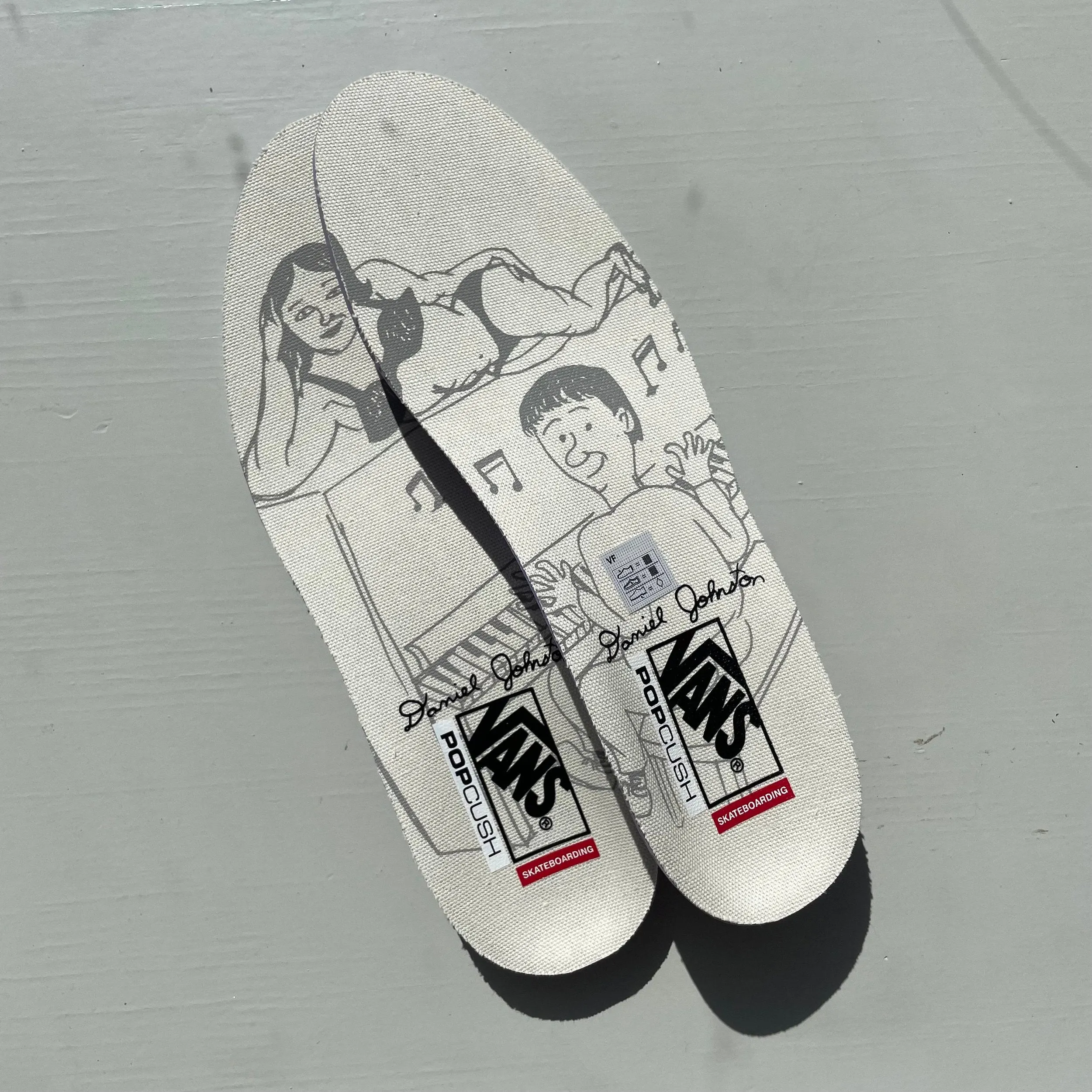 VANS X DANIEL JOHNSTON NO COMPLY SKATESHOP SLIP ON