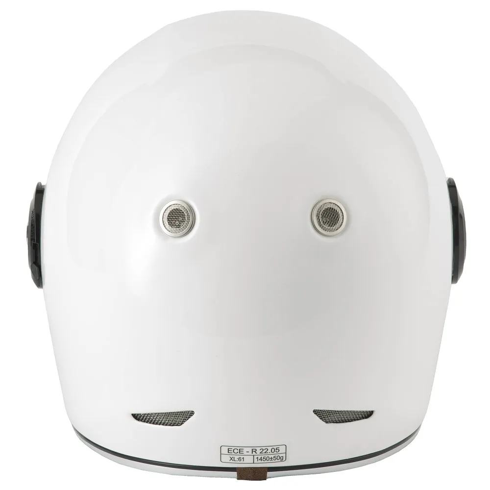 Vcan H135 Retro Plain Helmet - White