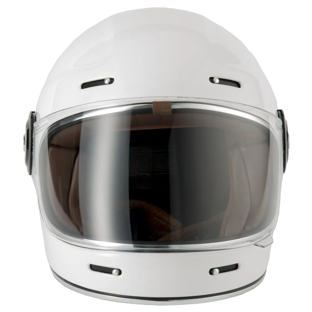 Vcan H135 Retro Plain Helmet - White