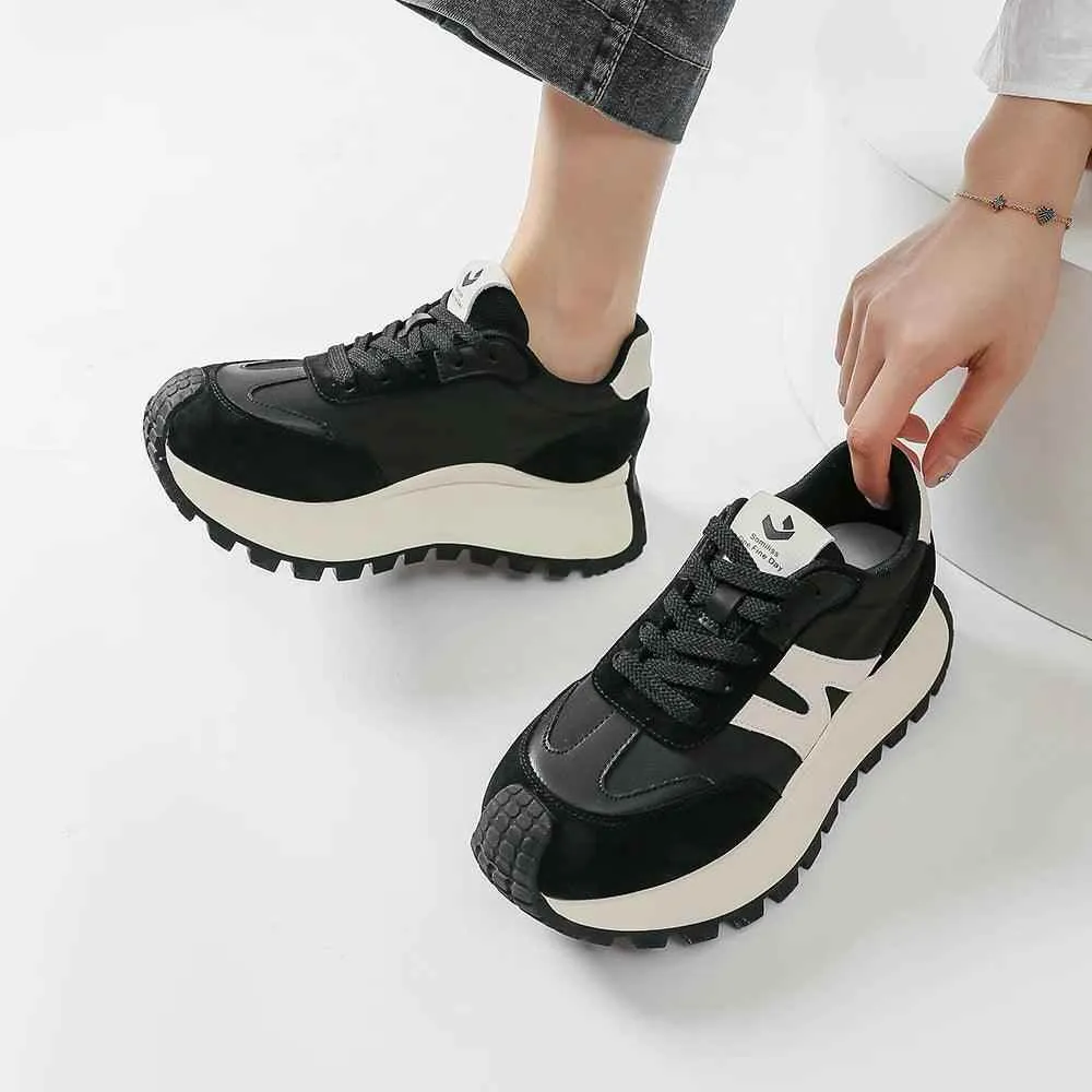 W23B92 Women's Casual Shoes - Comfortable Platform Sneakers