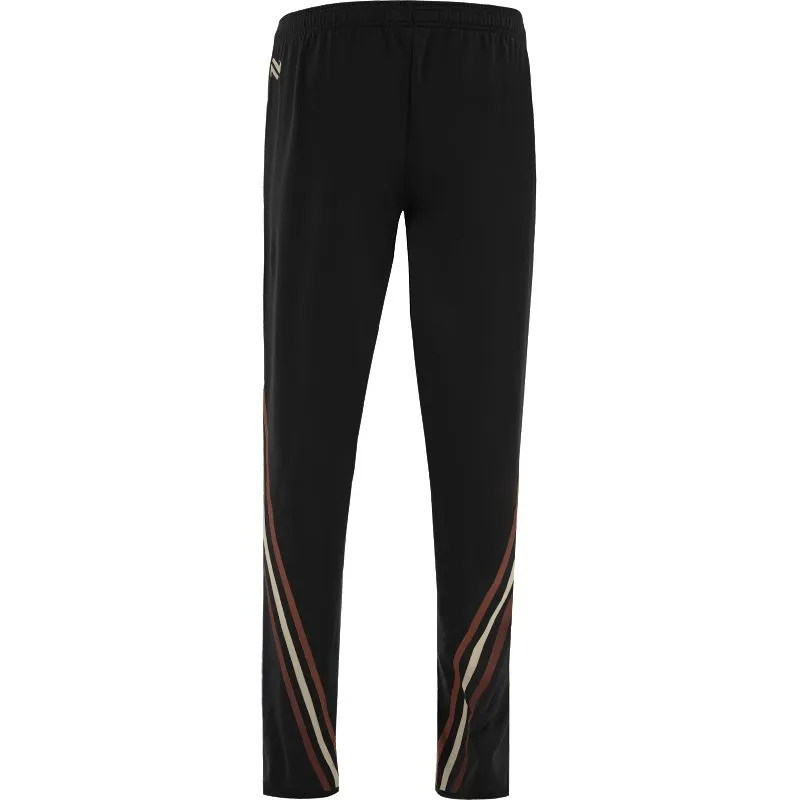 Westmeath GAA Men's Weston Brushed Skinny Tracksuit Bottoms Black / Red / Beige