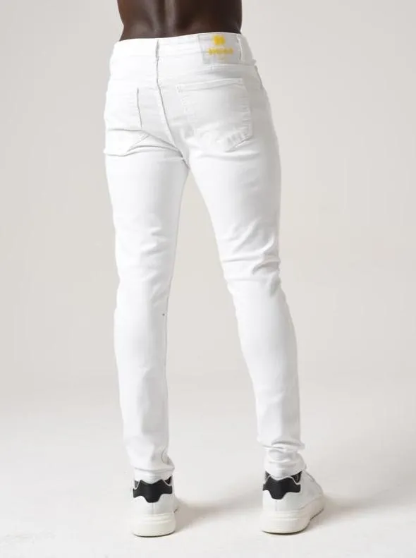 White Jeans Men's Slim Fit | NEW |