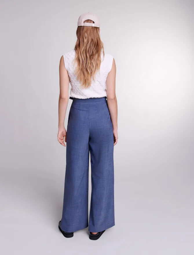 Wide-leg trousers