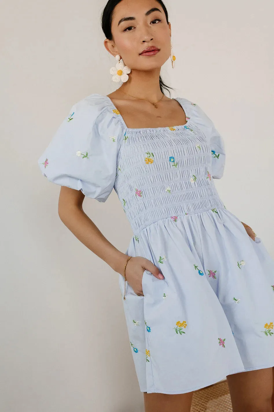 Winnie Embroidered Romper