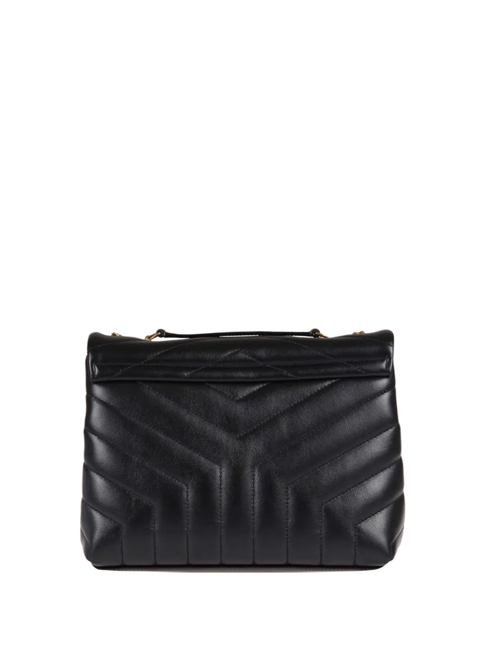 WOMAN SAINT LAURENT BLACK LEATHER LOULOU SMALL BAG