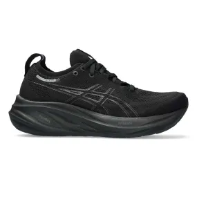 Women's Gel-Nimbus 26 Running Shoe - Black/Black - Wide (D)