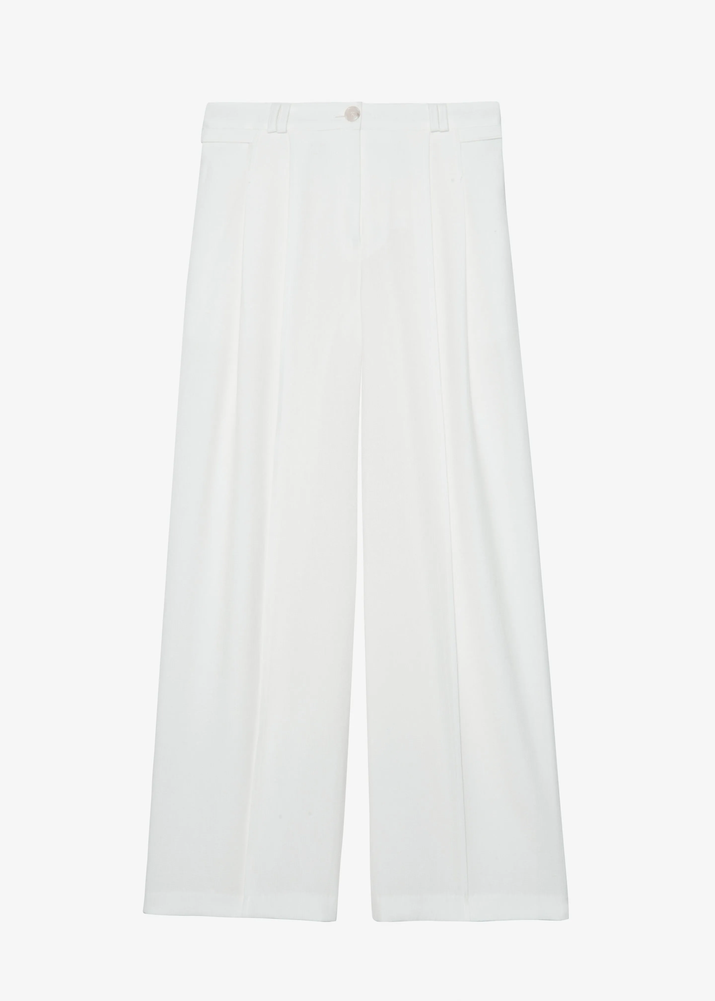 Xia Side Belt Trousers - White