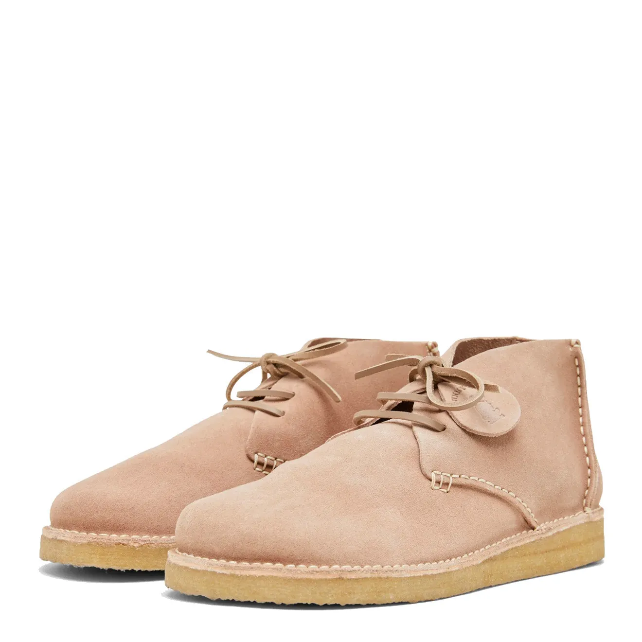 Yogi x Johnny Marr Glenn Suede Boot Nude Pink