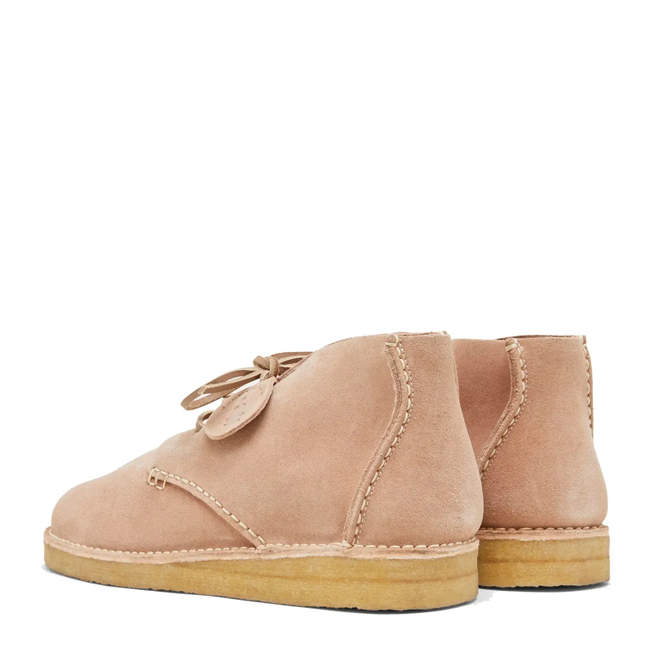 Yogi x Johnny Marr Glenn Suede Boot Nude Pink