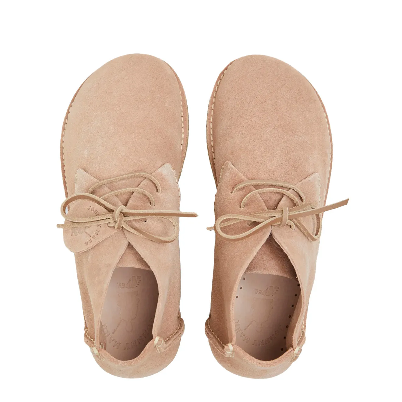 Yogi x Johnny Marr Glenn Suede Boot Nude Pink