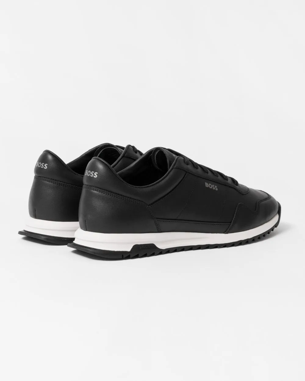 Zayn_Lowp Mens Leather Trainers with Signature Details